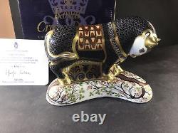 Royal Crown Derby Grecian Bull Paperweight. Limited Edition inc Box & Cert