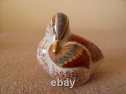 Royal Crown Derby Green Winged Teal & Duckling Paperweights Guild Excl Boxed Duo