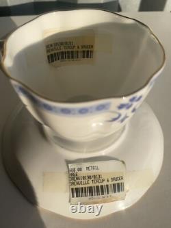 Royal Crown Derby Grenville Dinner Plate Salad & Bread Tea Cup New 5 Pc Setting