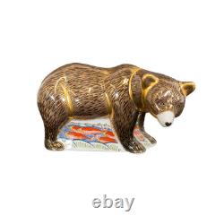 Royal Crown Derby Grizzly Bear Paperweight