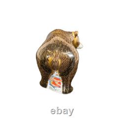Royal Crown Derby Grizzly Bear Paperweight