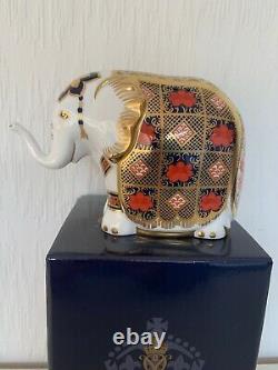 Royal Crown Derby Gumps Elephant Limited Edition Paperweight+certificate