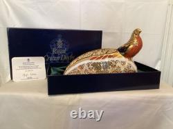 Royal Crown Derby Harrods Pheasant Limited Edition Paperweight
