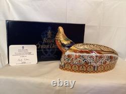 Royal Crown Derby Harrods Pheasant Limited Edition Paperweight