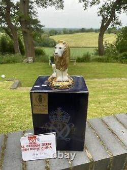 Royal Crown Derby Heraldic Lion