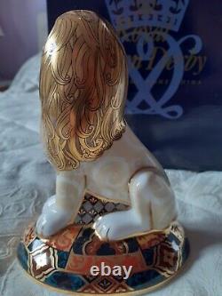 Royal Crown Derby Heraldic Lion Gold Stopper Limited Edition No 1755 of 2000