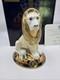 Royal Crown Derby Heraldic Lion With Box And Certificate
