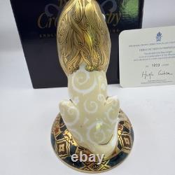 Royal Crown Derby Heraldic Lion with box and certificate