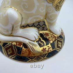 Royal Crown Derby Heraldic Lion with box and certificate
