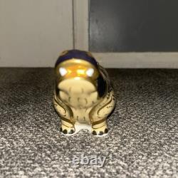 Royal Crown Derby Hippopotamus Limited Edition Paperweight With Good Stopper