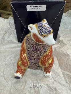 Royal Crown Derby Honey Bear