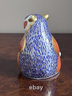 Royal Crown Derby Honey Bear Paperweight Gold Stopper