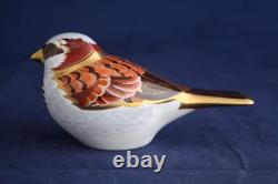 Royal Crown Derby House Sparrow Paperweight New & Boxed