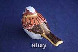 Royal Crown Derby House Sparrow Paperweight New & Boxed
