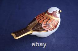Royal Crown Derby House Sparrow Paperweight New & Boxed