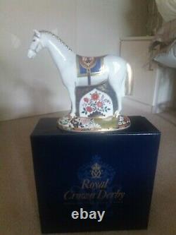 Royal Crown Derby'IMARI RACE HORSE' Paperweight. Rare Limited Edition