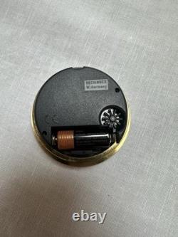 Royal Crown Derby Imari 1128 18.5cm Mantel Clock 22ct Gold Band Exc Cnd