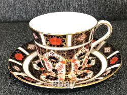 Royal Crown Derby Imari 1128 Breakfast Tea Cup and Saucer