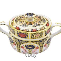 Royal Crown Derby Imari 1128 Covered Sugar Bowl 2nd Quality