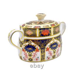 Royal Crown Derby Imari 1128 Covered Sugar Bowl 2nd Quality