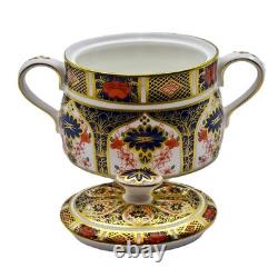 Royal Crown Derby Imari 1128 Covered Sugar Bowl 2nd Quality