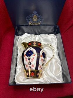 Royal Crown Derby Imari 1128 Solid Gold Band Rolleston Jug 1st Quality BNIB