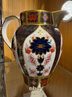 Royal Crown Derby Imari 1128 Solid Gold Band Rolleston Jug 1st Quality BNIB