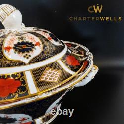 Royal Crown Derby Imari 1128 Soup Tureen & Stand 1st Quality Replacement Stand