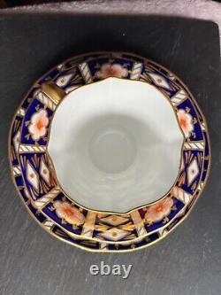 Royal Crown Derby Imari 2451 Trio Tea Cup, Saucer and Side Plate, year 1911