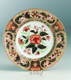 Royal Crown Derby Imari Accent Derby Pink Camellias Plate New 1st Quality Boxed