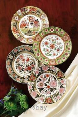 Royal Crown Derby Imari Accent Pink Bouquet Plate New 1st Quality (Boxed)