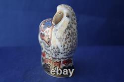 Royal Crown Derby Imari Ewe Paperweight Brand New / Boxed