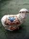 Royal Crown Derby Imari Ewe With Gold Stopper, Certificate And Original Box