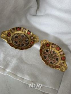 Royal Crown Derby Imari Pair Duchess Trays