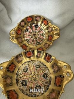 Royal Crown Derby Imari Pair Duchess Trays
