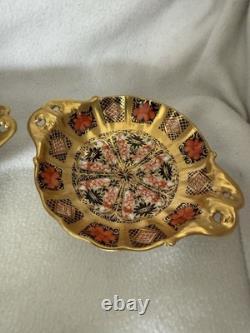 Royal Crown Derby Imari Pair Duchess Trays
