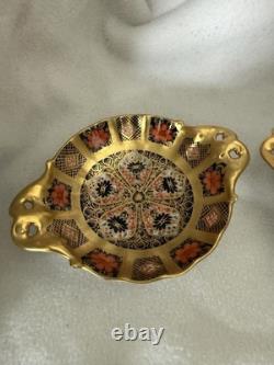 Royal Crown Derby Imari Pair Duchess Trays