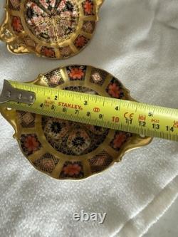 Royal Crown Derby Imari Pair Duchess Trays
