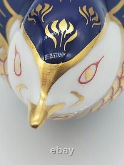 Royal Crown Derby Imari Porcelain Wren Bird Paperweight New