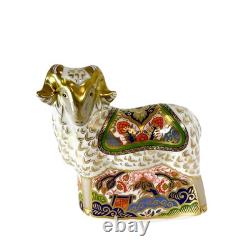 Royal Crown Derby Imari Ram Paperweight