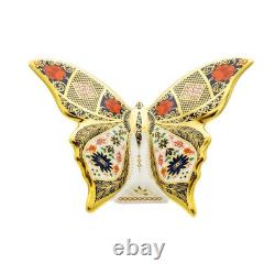 Royal Crown Derby Imari SGB Butterfly Paperweight