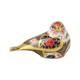 Royal Crown Derby Imari Sgb Goldfinch Paperweight
