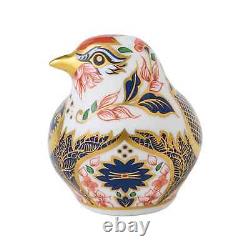 Royal Crown Derby Imari SGB Goldfinch Paperweight 1st Quality