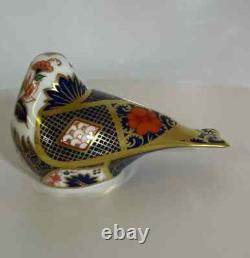 Royal Crown Derby Imari SGB Goldfinch Paperweight 1st Quality