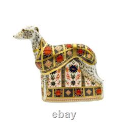 Royal Crown Derby Imari SGB Lurcher Paperweight