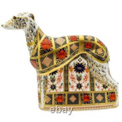 Royal Crown Derby Imari SGB Lurcher Paperweight