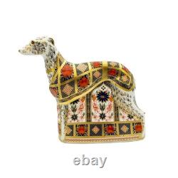 Royal Crown Derby Imari SGB Lurcher Paperweight 2nd Quality