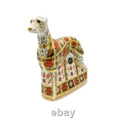 Royal Crown Derby Imari SGB Lurcher Paperweight 2nd Quality