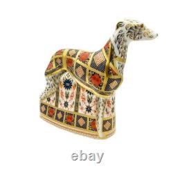 Royal Crown Derby Imari SGB Lurcher Paperweight 2nd Quality