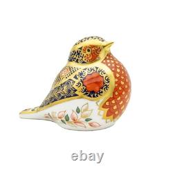 Royal Crown Derby Imari SGB Robin Paperweight